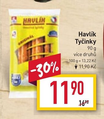 Billa Havlík Tyčinky nabídka