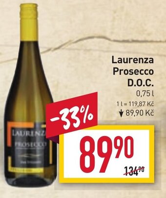 Billa Laurenza Prosecco D.O.C. nabídka