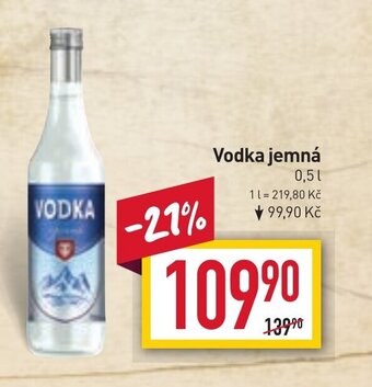 Billa Vodka jemná nabídka