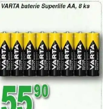 Hruška VARTA baterie Superlife AA, 8 ks nabídka