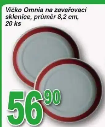 Hruška Víčko Omnia na zavařovací sklenice, průměr 8,2 cm, 20 ks nabídka