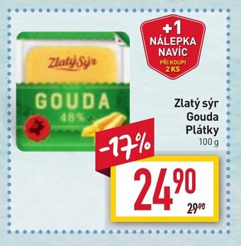Billa Zlatý sýr Gouda Plátky nabídka