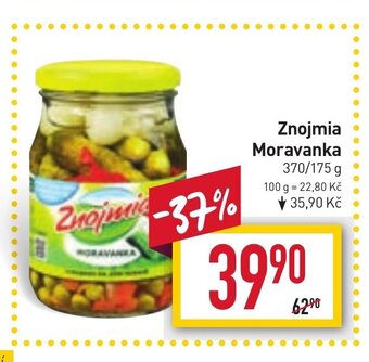 Billa Znojmia Moravanka nabídka