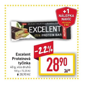Billa Excelent Proteinová tyčinka nabídka