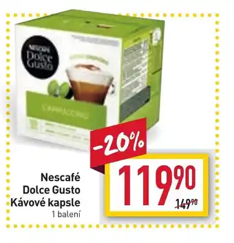 Billa Nescafé Dolce Gusto Kávové kapsle nabídka