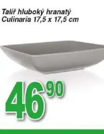 Hruška Talíř hluboký hranatý Culinaria 17,5 x 17,5 cm nabídka
