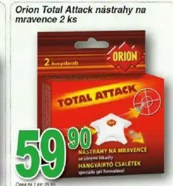 Hruška Orion Total Attack nástrahy na mravence 2 ks nabídka