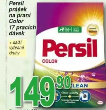 Hruška Persil prášek na praní Color 17 pracích dávek nabídka