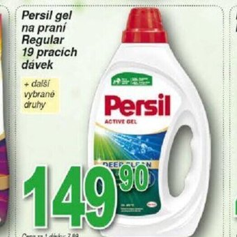 Hruška Persil gel na praní Regular 19 pracích dávek nabídka