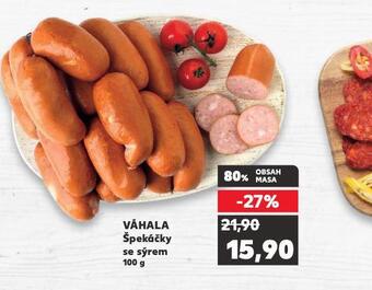 Kaufland Špekáčky se sýrem nabídka