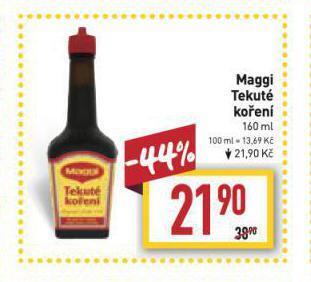 Billa Maggi tekuté koření nabídka