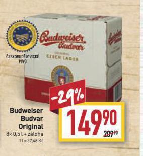 Billa Pivo budweiser budvar nabídka
