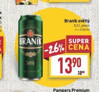 Billa Pivo braník nabídka