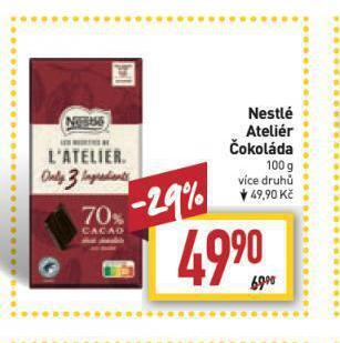 Billa Nestlé l'atelier dezert nabídka