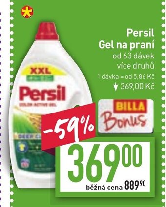 Billa Persil Gel na praní nabídka