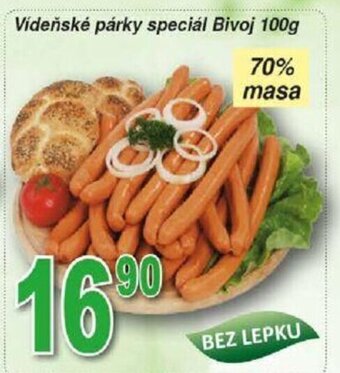 Hruška Vídeňské párky speciál Bivoj 100g nabídka