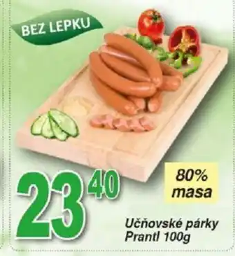 Hruška Učňovské párky Prantl 100g nabídka