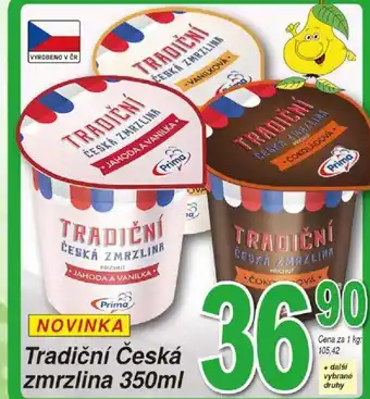 Hruška Tradiční Česká zmrzlina 350ml nabídka