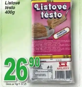 Hruška Listové těsto 400g nabídka