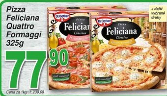 Hruška Pizza Feliciana Quattro Formaggi 325g nabídka