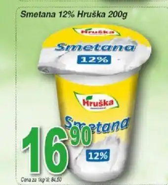 Hruška Smetana 12% Hruška 200g nabídka
