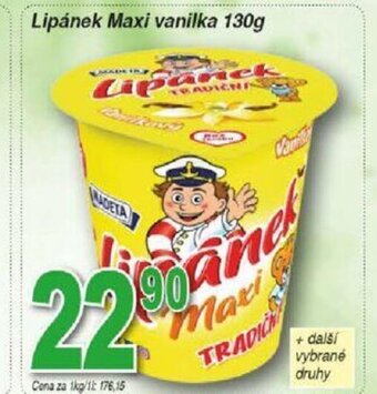 Hruška Lipánek Maxi vanilka 130g nabídka