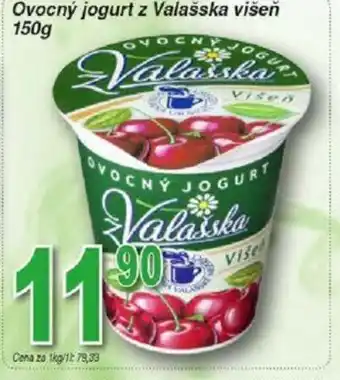 Hruška Ovocný jogurt z Valašska višeň 150g nabídka