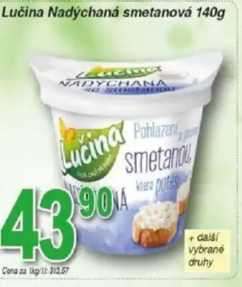 Hruška Lučina Nadýchaná smetanová 140g nabídka