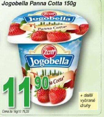 Hruška Jogobella Panna Cotta 150g nabídka