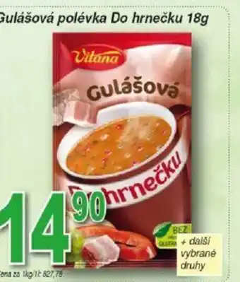 Hruška Gulášová polévka Do hrnečku 18g nabídka