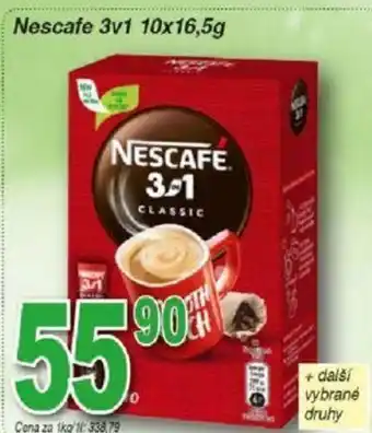 Hruška Nescafe 3v1 10x16,5g nabídka