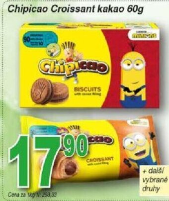 Hruška Chipicao Croissant kakao 60g nabídka