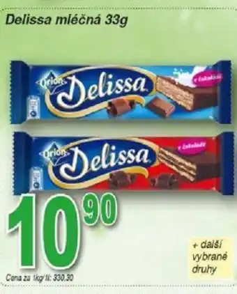 Hruška Delissa mléčná 33g nabídka