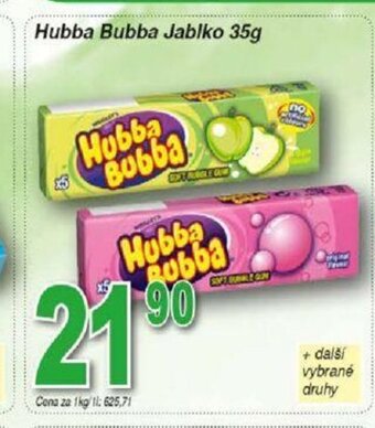Hruška Hubba Bubba Jablko 35g nabídka
