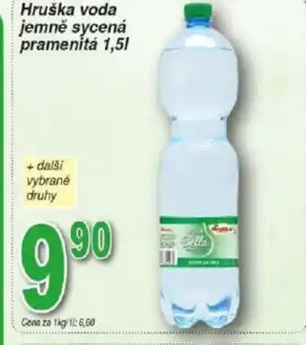 Hruška Hruška voda jemně sycená pramenitá 1,51 nabídka