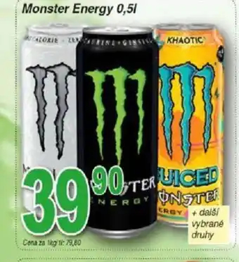 Hruška Monster Energy 0,51 nabídka