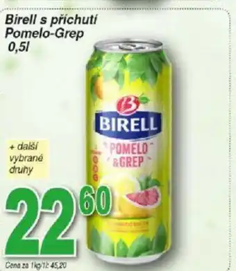 Hruška Birell s příchutí Pomelo-Grep 0,51 nabídka