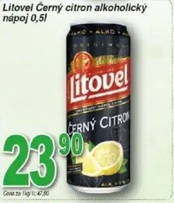 Litovel Černý citron alkoholický nápoj 0,51