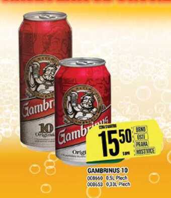Tamda Foods Gambrinus 10 nabídka