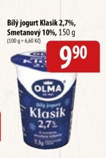 Bala Bílý jogurt Klasik 2,7%, Smetanový 10%, nabídka