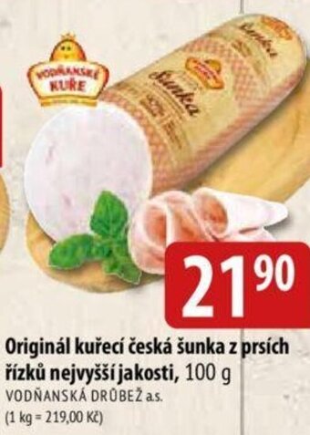 Bala Originál kuřecí česká šunka z prsích řízků nejvyšší jakosti nabídka