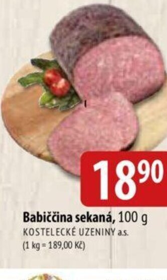 Bala Babiččina sekaná nabídka