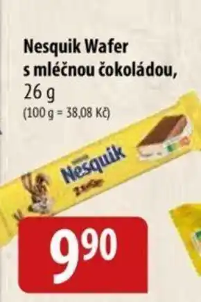 Nesquik Wafer s mléčnou čokoládou,