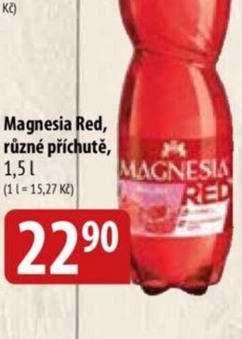 Magnesia Red, různé příchutě