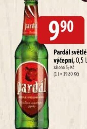 Bala Pardál světlé výčepní, 0,5 l nabídka
