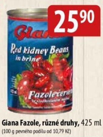 Bala Giana Fazole, různé druhy, 425 ml nabídka