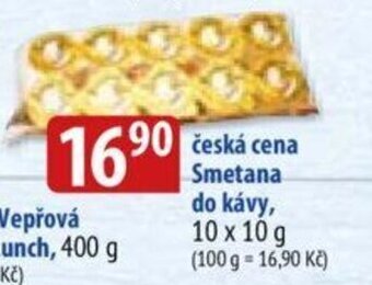 Bala česká cena Smetana do kávy nabídka