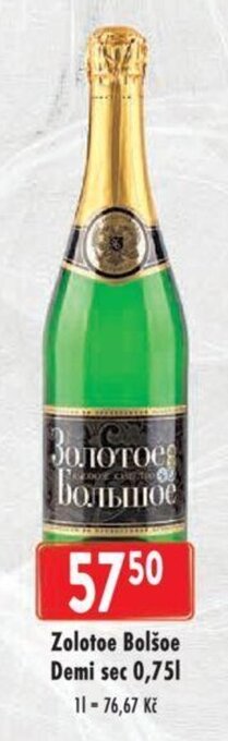 Astur&Qanto Zolotoe Bolšoe Demi sec 0,75l nabídka