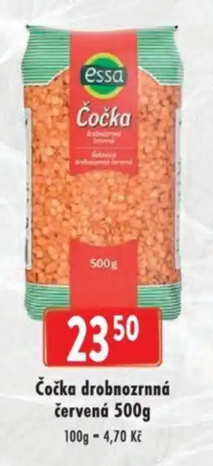 Čočka drobnozrnná červená 500g