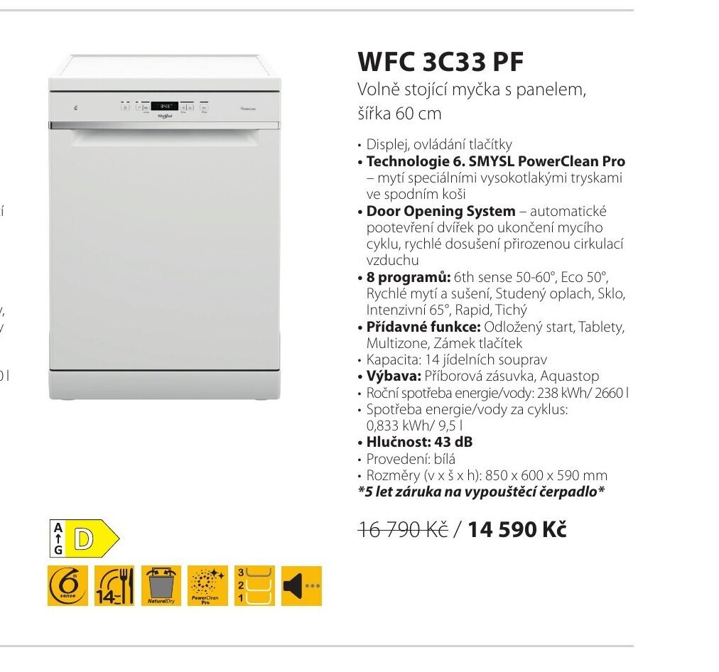 Whirlpool WFC 3C33 PF nabídka